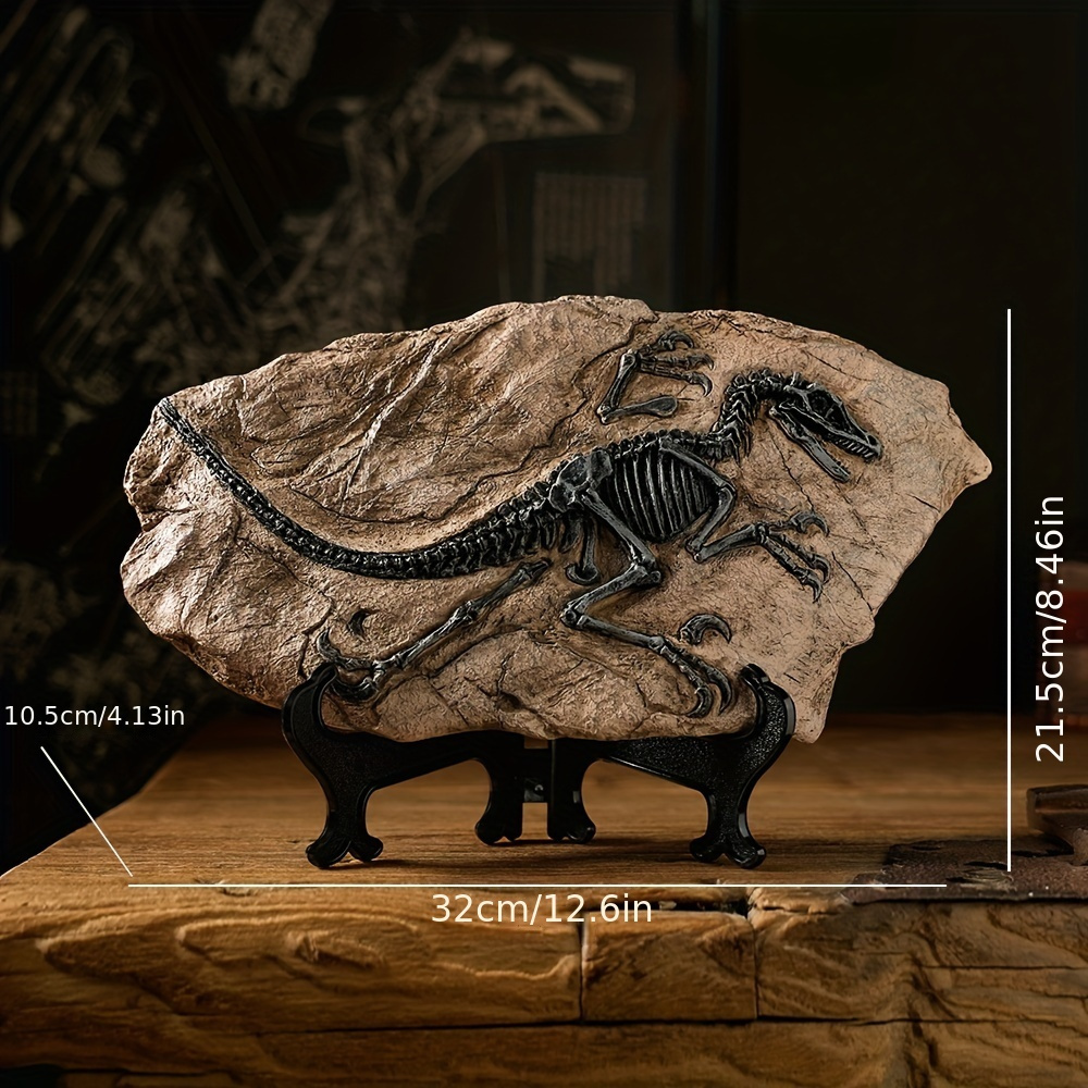 Image of Nordic Retro Retro Simulation Dinosaur Fossil Creative Resin Craft Ornament Creative Desktop Living Room Entrance Items