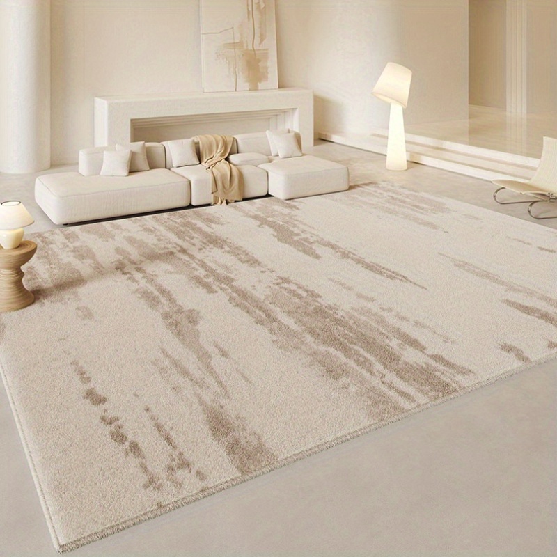 velvet 800x8mm minimalist beige living room decorative carpet large area texture lounge plush carpet cream style bedroom dresser washable carpet modern minimalist   non slip floor mat