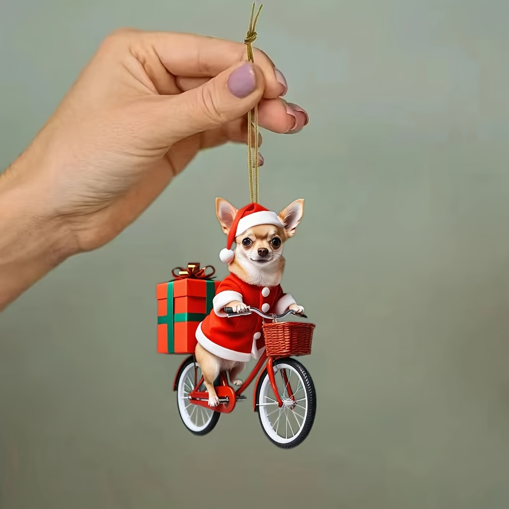 

Christmas Holiday Pendant Outfit On - Hanging For Seasonal Decor, No Needed, Decoration