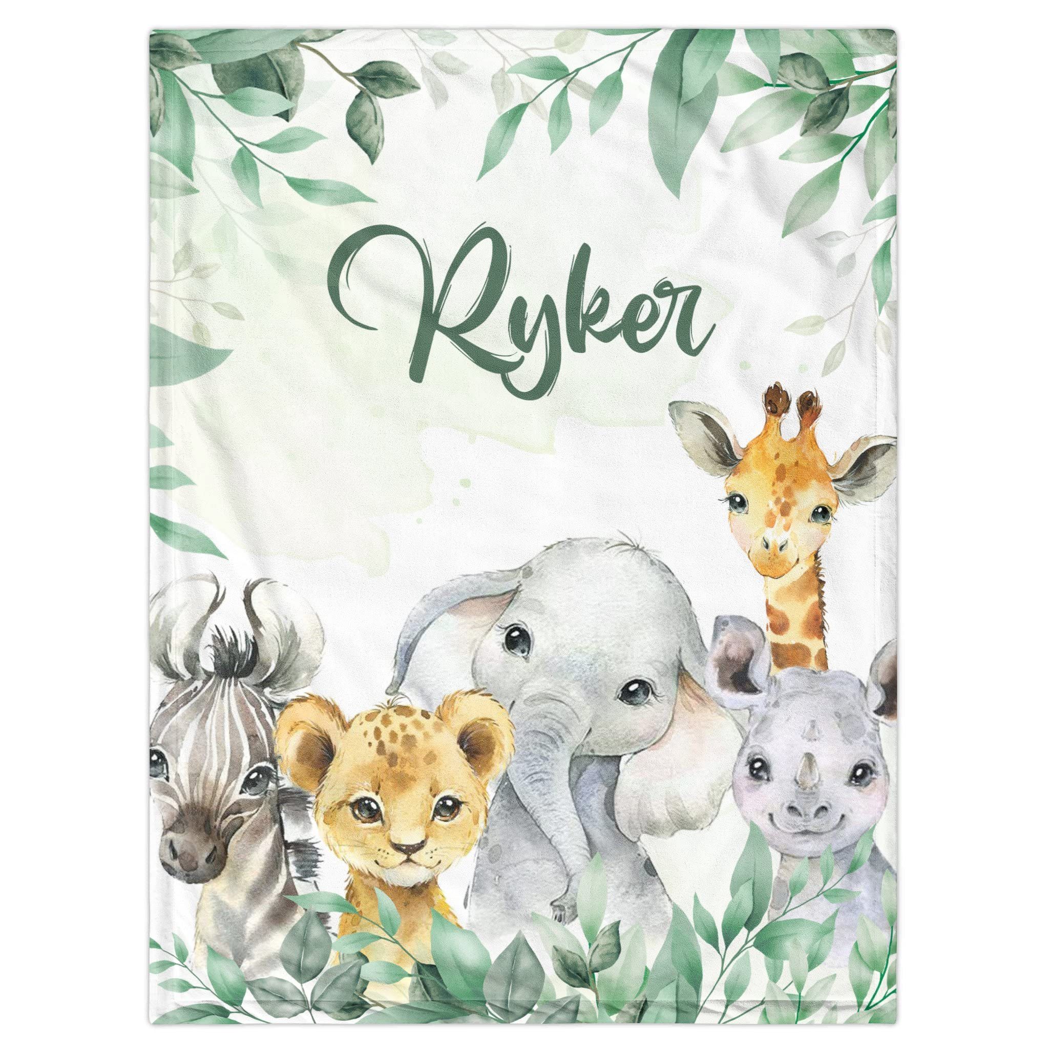 TEMU 1 Couverture en Flanelle Personnalisée avec Nom - Douce et Confortable en Polyester avec des de Jeunes Adorables, , -, les - Lavable en Machine,