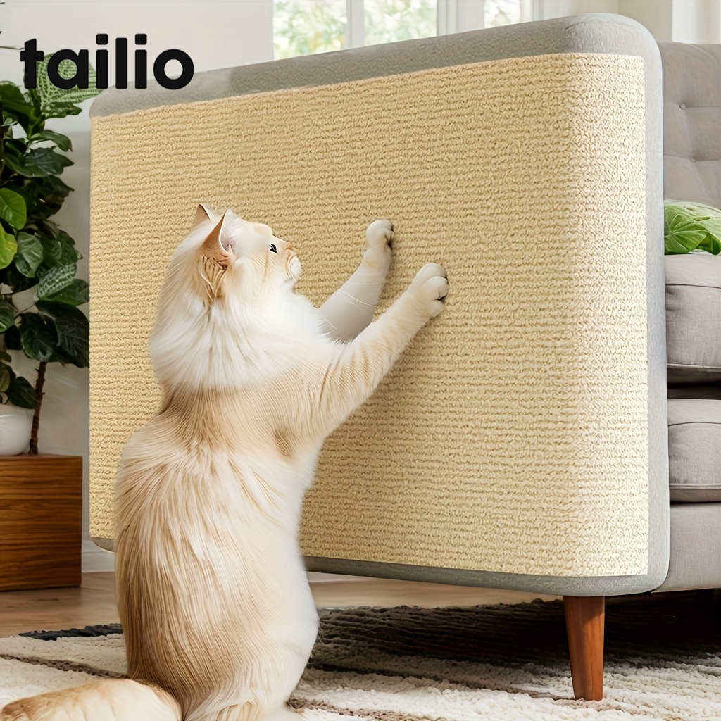 klebende kratzmatte für katzen – strapazierfähiger selbstklebender teppich, möbelschoner, abnehmbarer wand- sofaschoner, kratzbaum für drinnen, kratzlösung für katzen | moderne katzenmöbel | strapazierfähiger kratzbaum