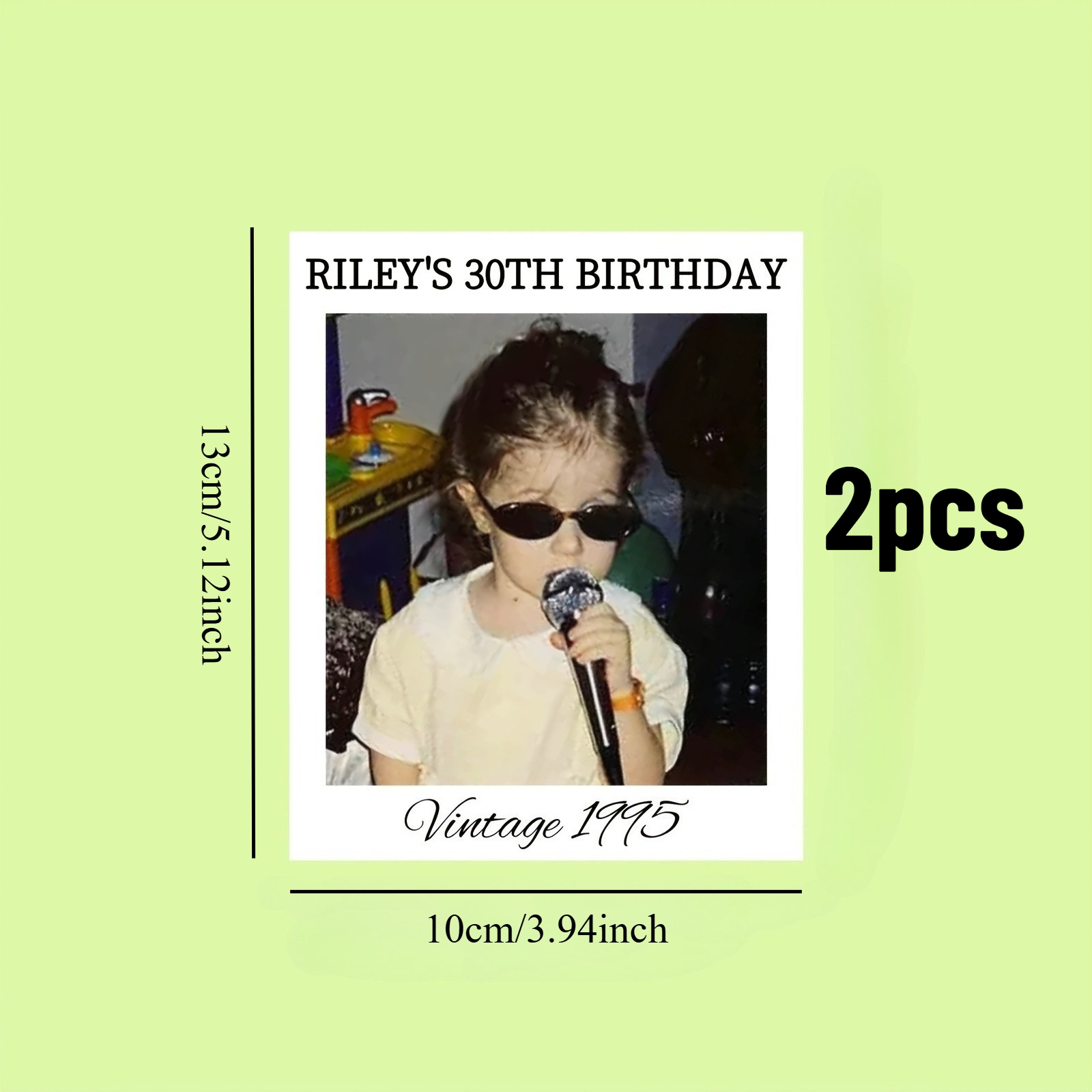 Image of Personalized Wine Bottle Birthday Wine Labels, Custom Birthday Gifts, Vintage Birthday Stickers, Birthday Tags, Teen Art Activities, Warm Atmosphere, Fall , Home , Office Decor, Fade-resistant
