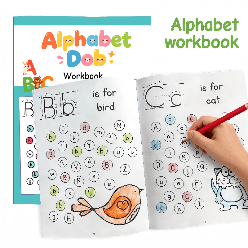 26 A-z Letter Learning Exercise Books, Coloring Activities, Suitable As Puzzle Aids For Homeschooling, Letter Learning Games, Learning Workbooks, Educational Materials
