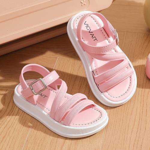 girls sandals summer open toe fashion korean princess student cute all match girly beach sandals