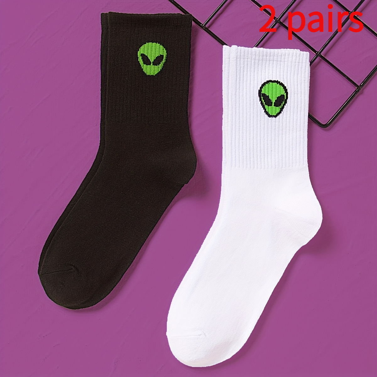 TEMU 2 di Calzini , Calzini Divertenti, Calzini , Calzini Novit�, Calzini con Motivo per Donne, Calzini Regalo Costume da Festa, Calzini di Halloween