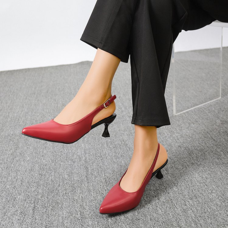 red dress shoes sold on Temu United States