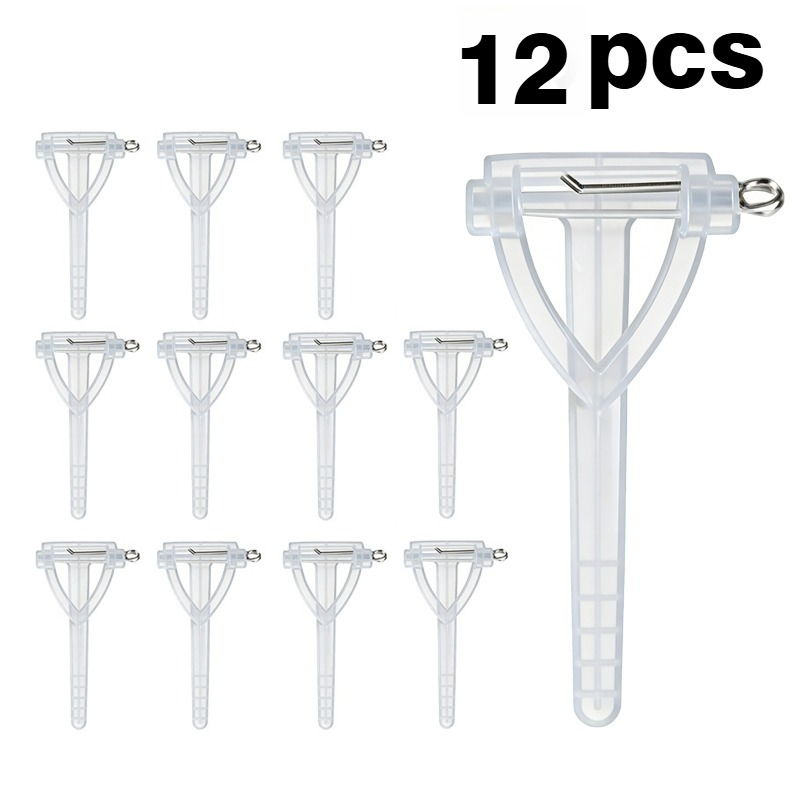 TEMU Spille da da sposa a bianche nuove fai da te, 5 pz/12 pz, adatte per matrimoni, lauree, decorazioni per feste, forniture per fiorai, accessori