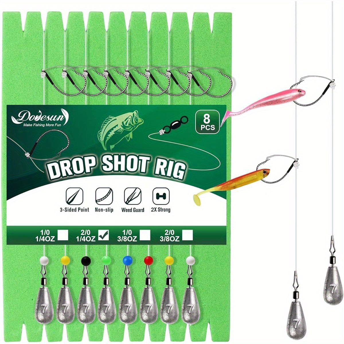 Drop Shot Nymph Rig Fishing Line Best Split Shot For Fly Fishing - Main Image