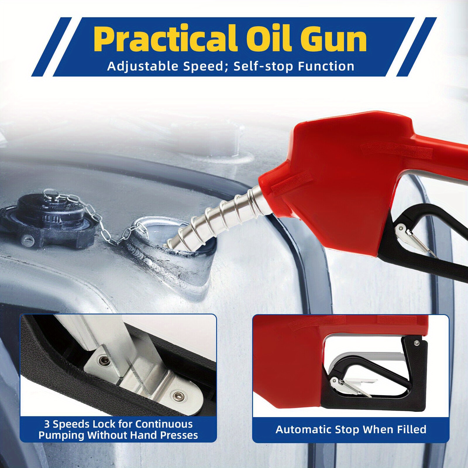 TEMU Fuel Pump Kits Manual-agricultural Vehicles Industrial Pump Kits Oil Storage Equipment Automotive Oil Extraction Tools Accessories