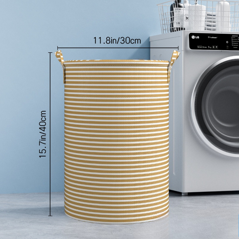 TEMU Panier à linge pliable, panier de rangement pour vêtements sales, convient pour salle de bain, dortoir, chambre, panier organisateur ménager