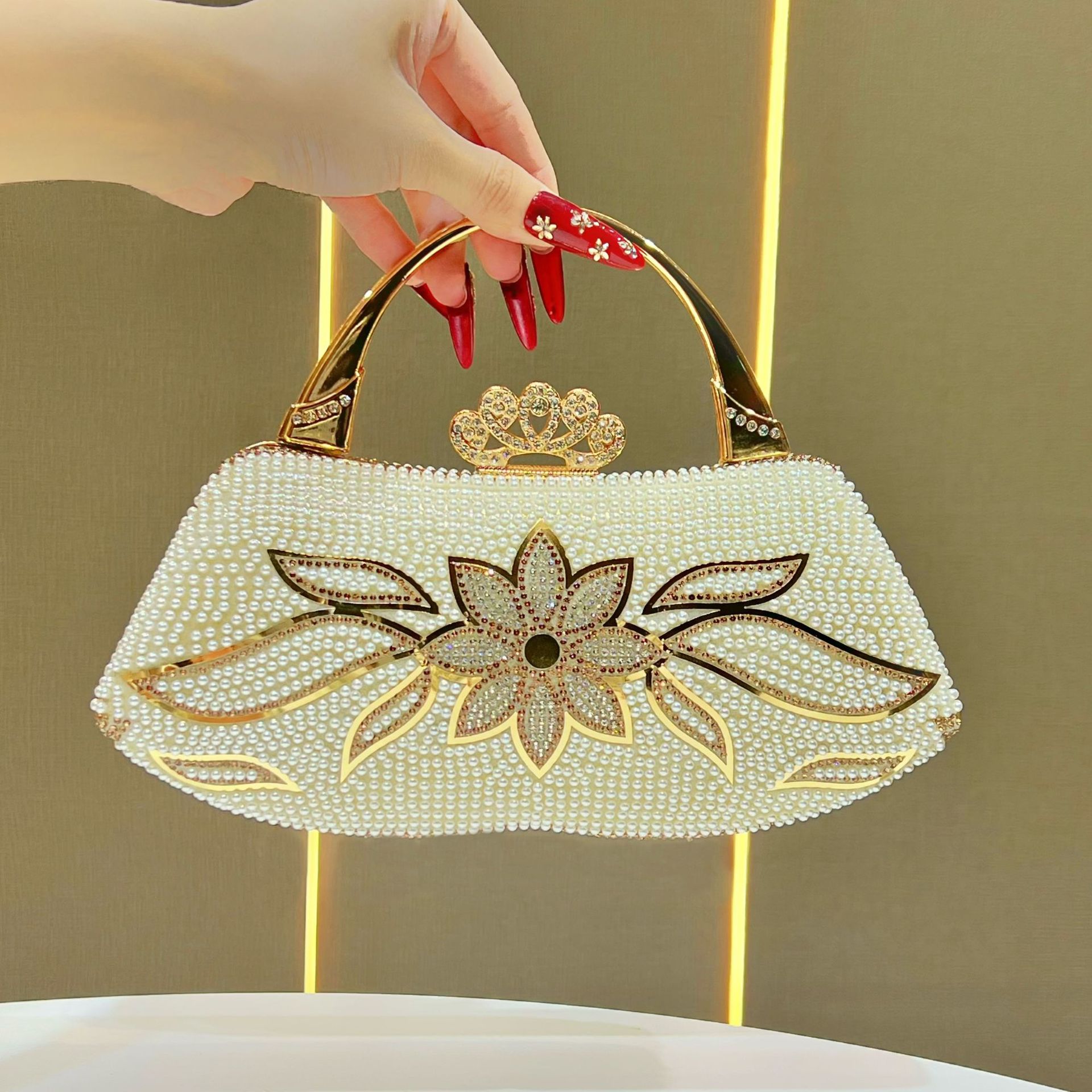 TEMU Borse da sposa, pochette per formali, borse stravaganti, borse da sera dalla casa produttrice, borse per abiti