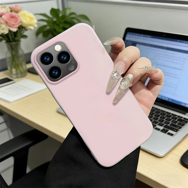 TEMU Phone Case - 400pro, 400, 400lite, 600lite, 90, 90lite, X8c, X70i, X50i New Minimalist Solid Color Jelly Skin-friendly Texture Four-corner