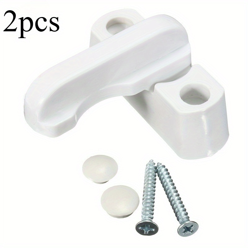TEMU 2/4/8 piezas Juego de Seguridad Antirrobo para Ventanas y Puertas, Manija de Barra de Seguridad, Pestillo Estilo Escoba, Cerradura Tipo T de