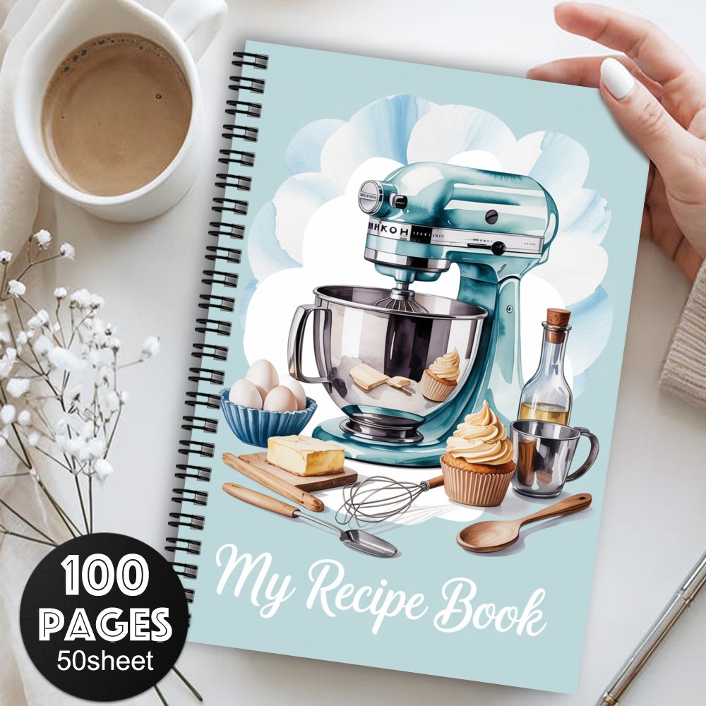 TEMU Notebook, Journal, 1pc Recipe Book And Cooking Book Spiral Bound - Color-coded Weekly Layout Design (no Binding Loss) - Color-coded Recipe