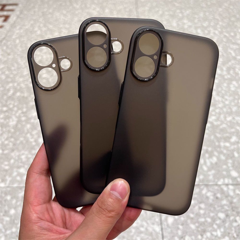 Dirt-Resistant Matte Black for iPhone 15 Case Bare Machine Feel 14 Pro Max Apple 13/16 Soft Ultra-Thin 12/11