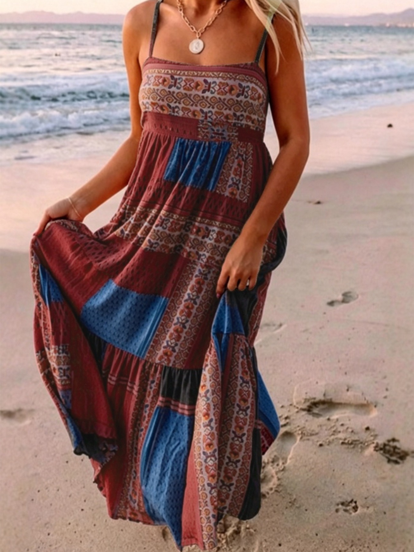 caribbean dresses sold on Temu United States