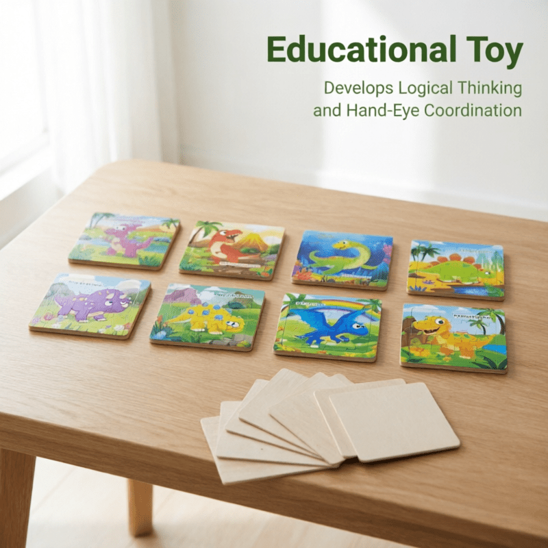 Children's Educational Floor Puzzle - Dinosaur World, 128pcs