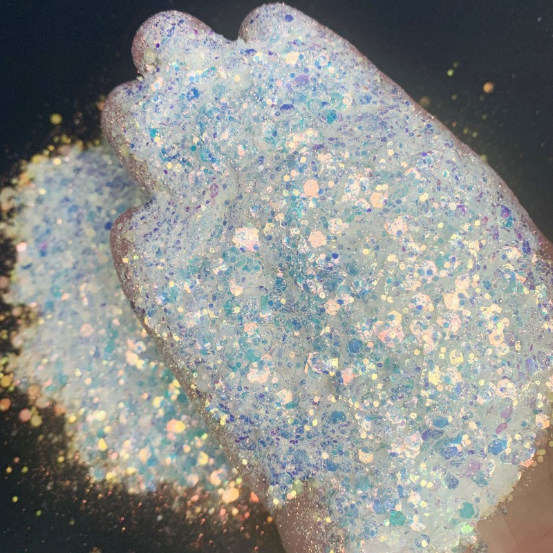 

50g High-sparkle Opal Glitter For Resin Art & Crafting - Vibrant, Multi-colored , , Diy Projects & Artistic , Plastic, No Power Epoxy Craft Supplies