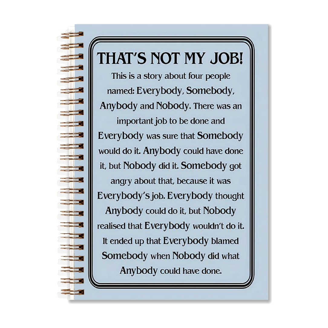 

that's Not " Humorous -bound Hardcover Journal - 5.5x8.3", 50 Pages, Office & School Supplies, Unique Gift Idea