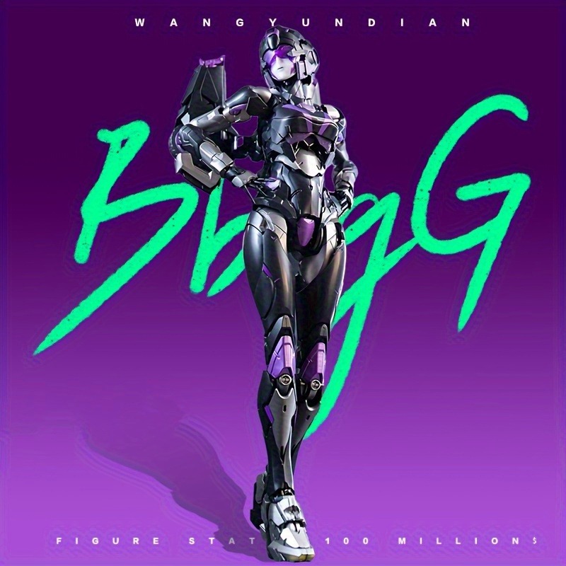 Dark Mech Girl Action Doll