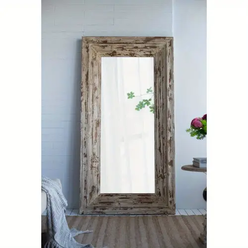 collection 39x3 5x75 inch full length rectangle floor with frame contemporary horizontal design for bedroom bathroom entryway rustic antique no