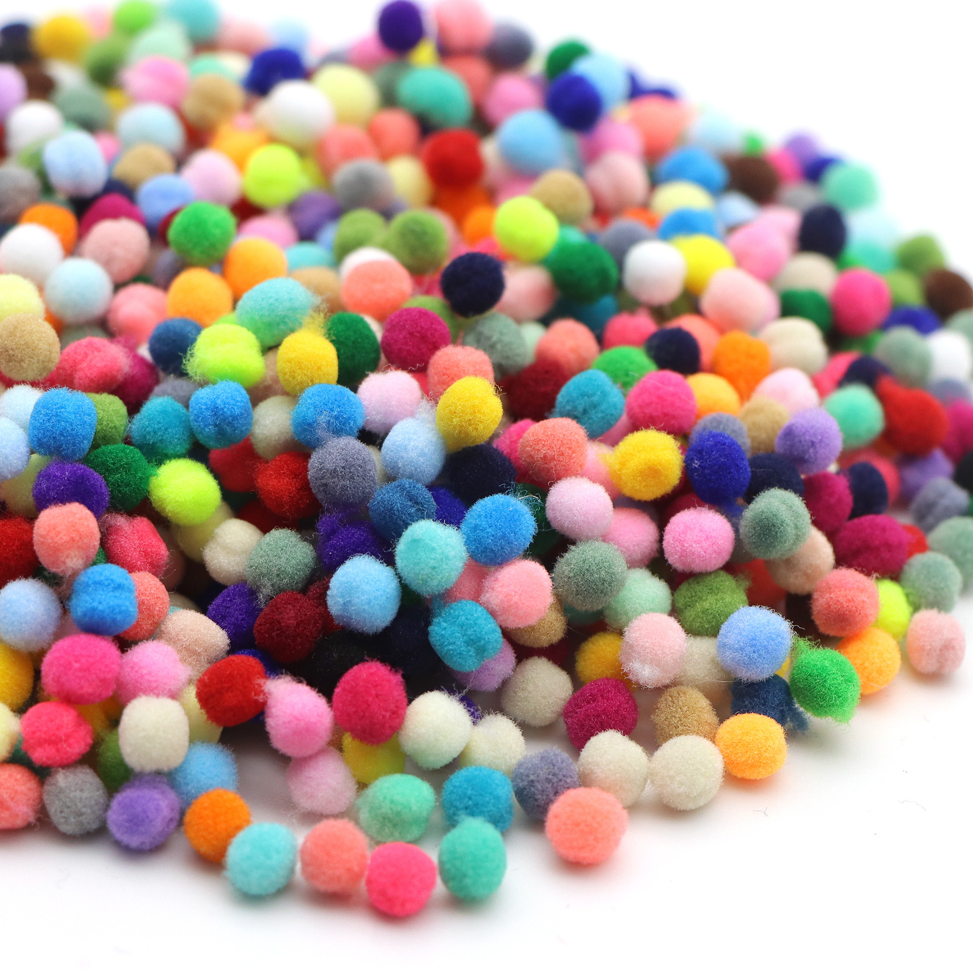 

200pcs 0.2" Pom - For Diy , Sewing & Knitting