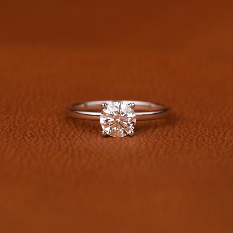 1 Carat Lab Grown Ring, Elegant Design