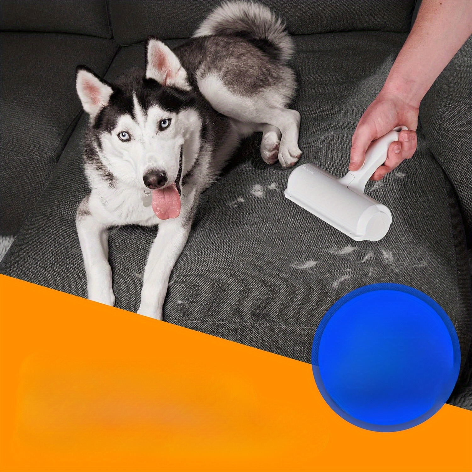 reusable pet hair remover lint roller portable Temu United Kingdom