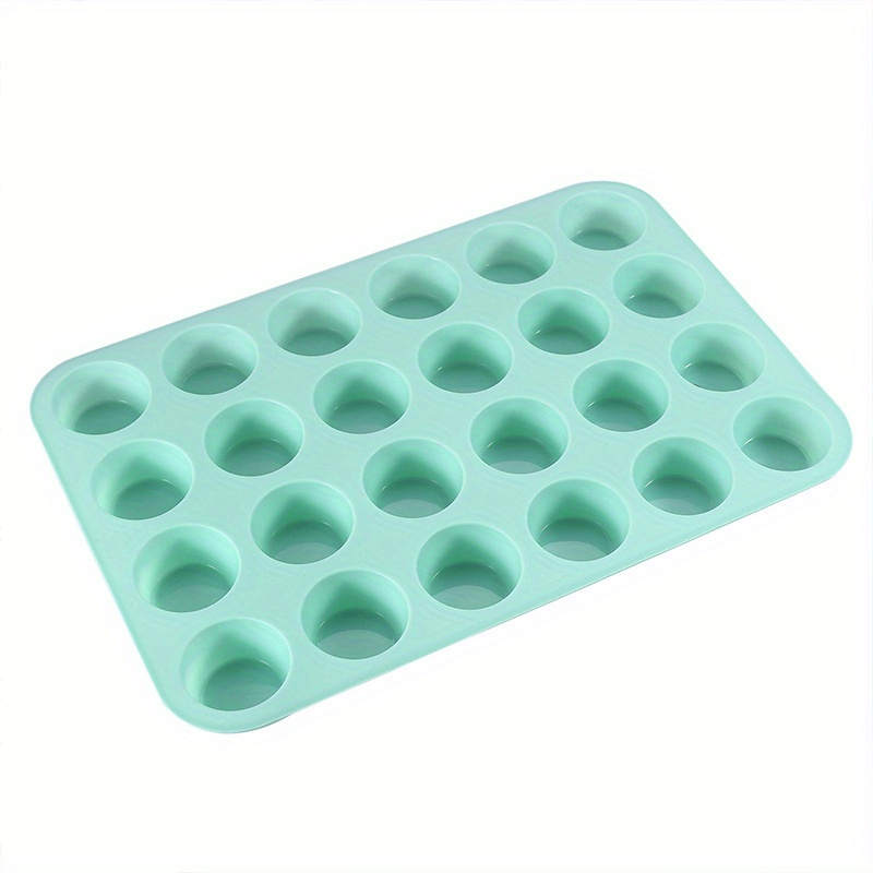 Mini Muffin Pan (32.26cm X 21.59cm), Food-grade Baking Cupcake Pan, 24- Pudding Mold, Oven Additions, Baking Tools, Kitchen Gadgets, Kitchen Additions