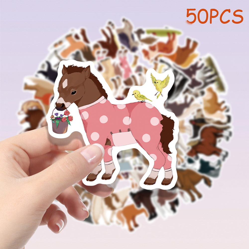 TEMU 50pcs Cute Cartoon Pattern Stickers Fun Decorative Stickers Suitable For Decorating Car Stickers Bumper Stickers Laptop Stickers Used For Party