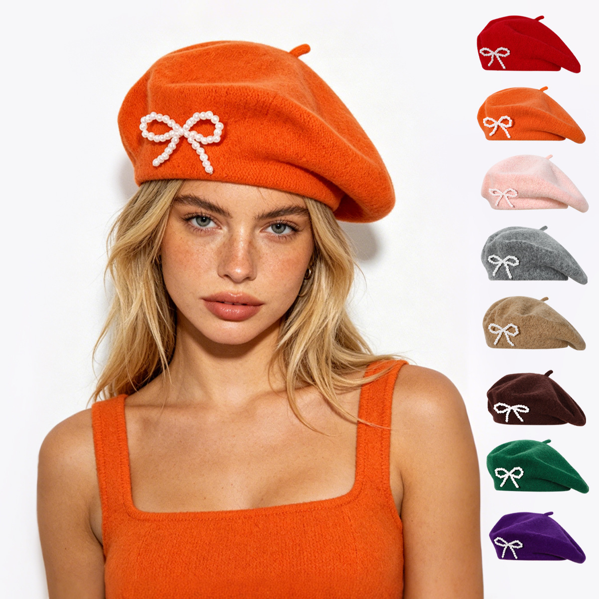 red berets sold on Temu United States