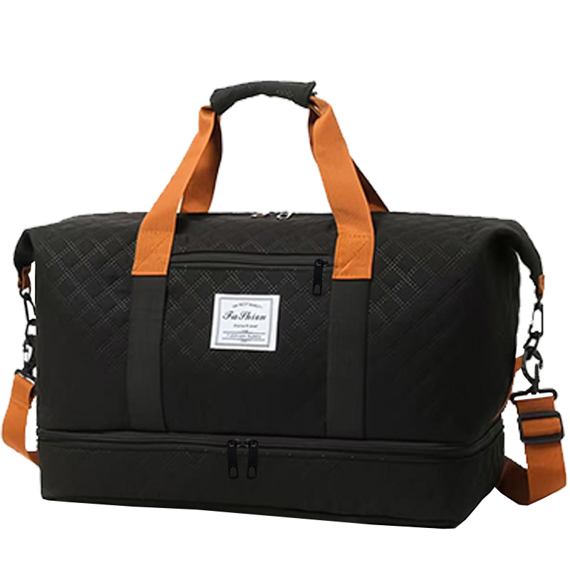 TEMU Women's Handbag - Universal Travel Tote Bag For Men And Women In Winter And Autumn. Large Capacity. Special Shoulder Strap. Diamond Pattern