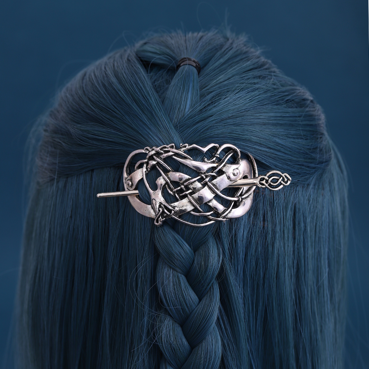 Vintage Viking Dragon Celtic Knot Hairpin for Women