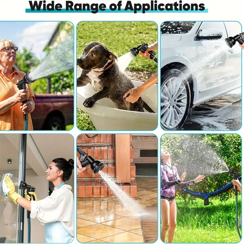 heavy duty rubber garden hose non expanding leak proof anti twist hose with copper threads for lawn rv farm construction pet drinking water compatible with faucets 25 50 75 100 150ft rv plumbing reinforced design sturdy connectors home Product details 4