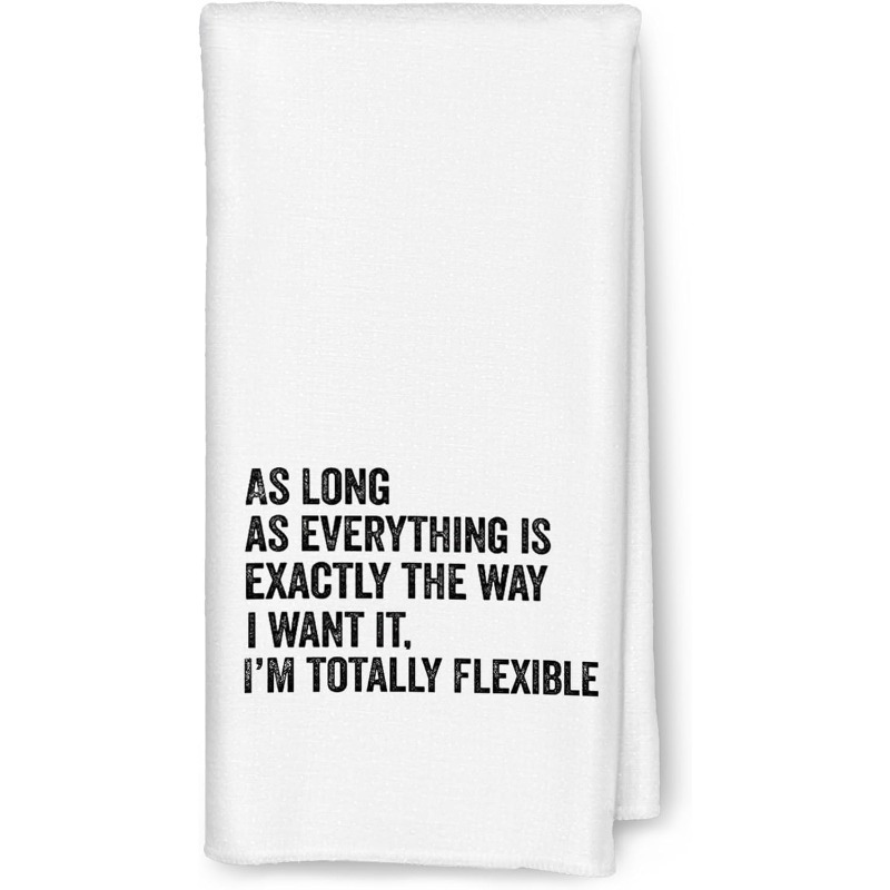 

Kitchen Towel - 18x26 Inch, Funny & Sarcastic Design For Home Decor, Perfect Gift For Women