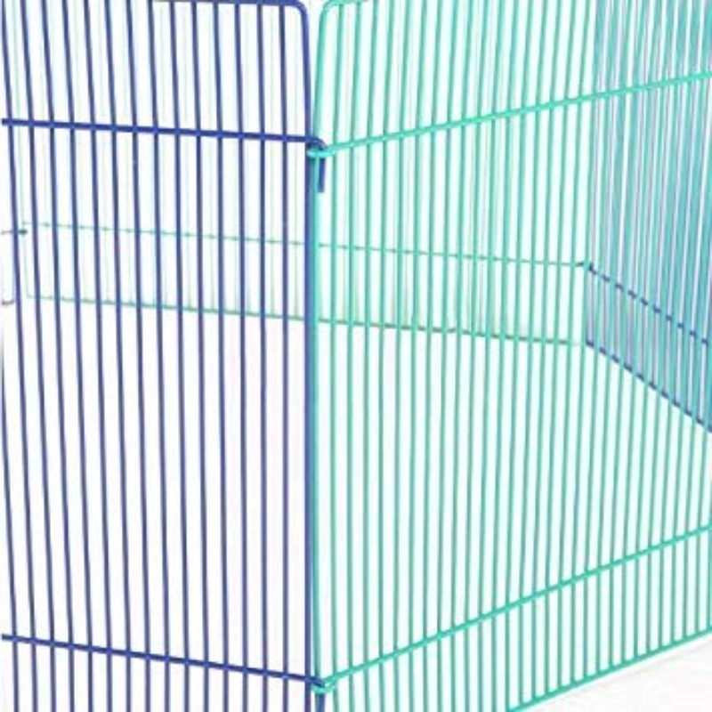 Small Animal Playpen in Blue and Green, 1 Count