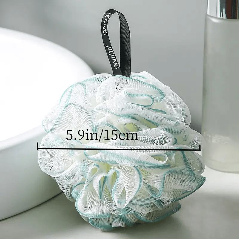 1/3pcs Gradient Bath Sponge Set with Dual-Use Foaming Loofah