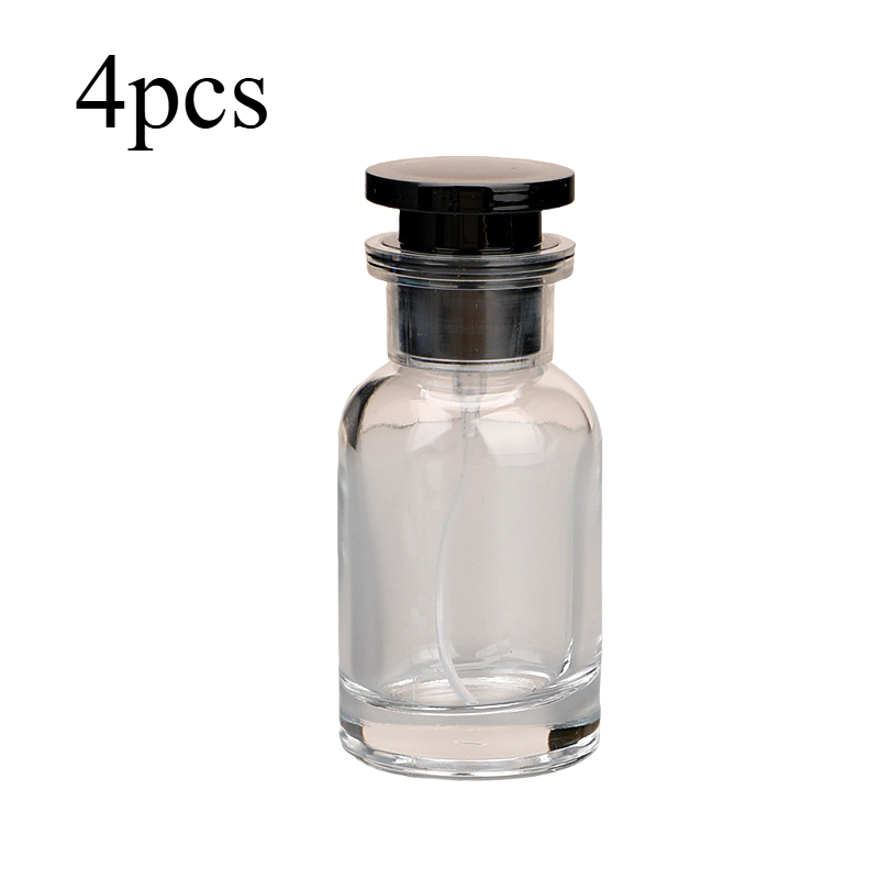 E-shop 4-teiliges Parfümzerstäuber-Set, 50ml Hochwertige Glas-Reisesprühflaschen, Tragbare Leere Dispenser