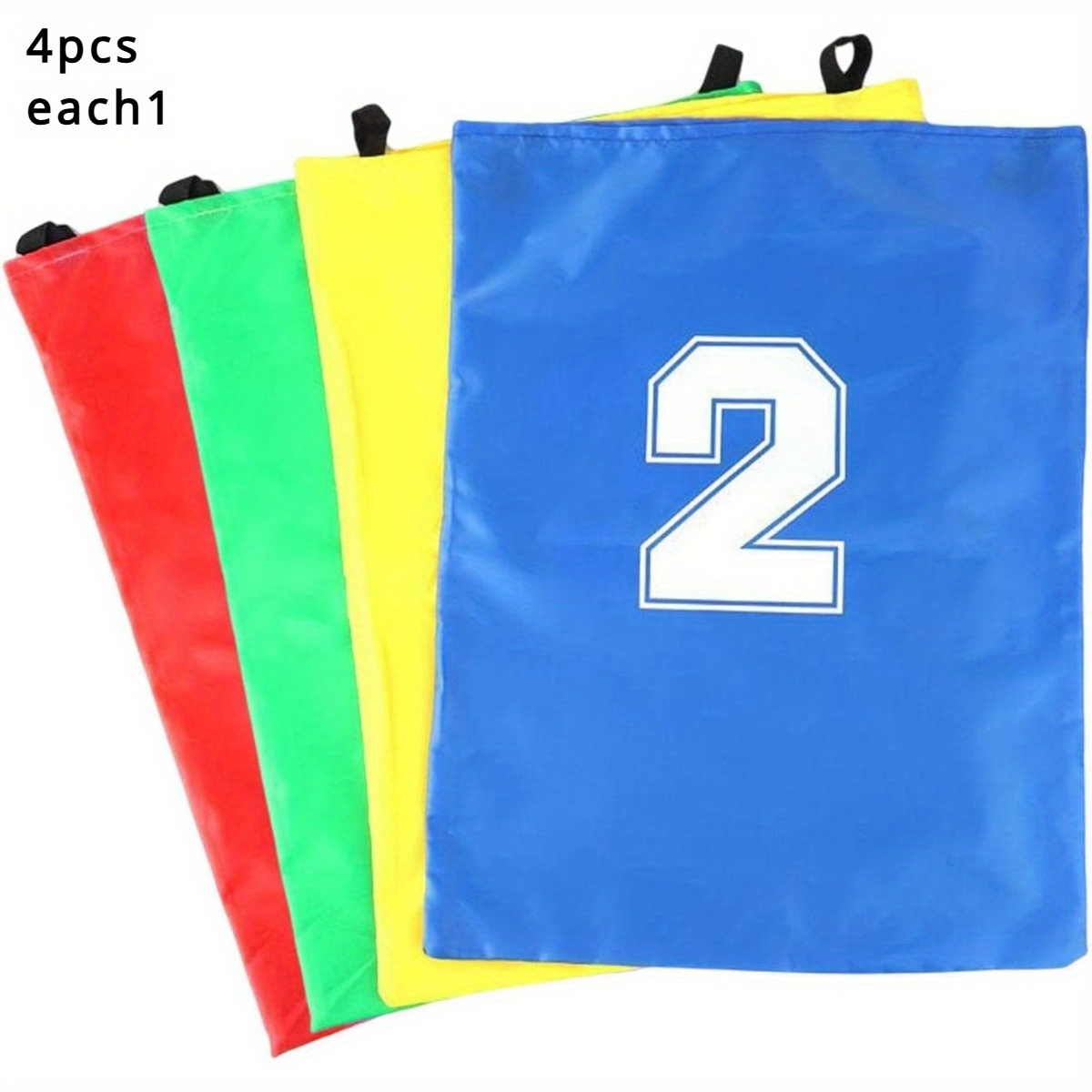 Set of 4 Outdoor Jumping Bags for Potato Sack Races, Perfect for Carnival Party Games And Racing Activities.