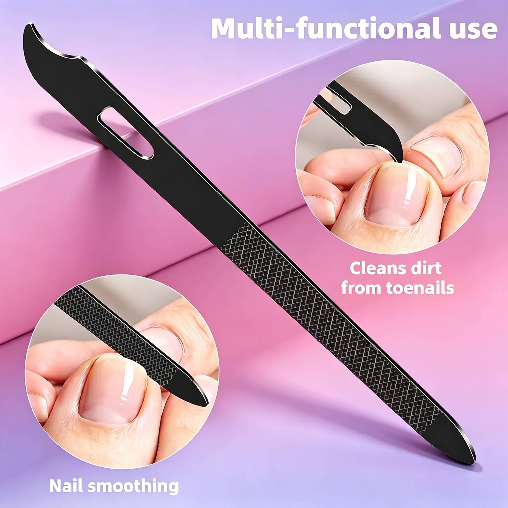 Heavy-Duty Stainless Steel Nail Clippers & Trimming Set