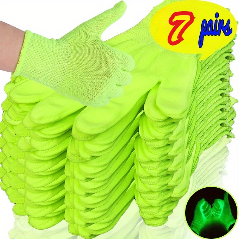 14 stck/7 stck leuchtende handschuhe fluoreszierende - Temu Austria