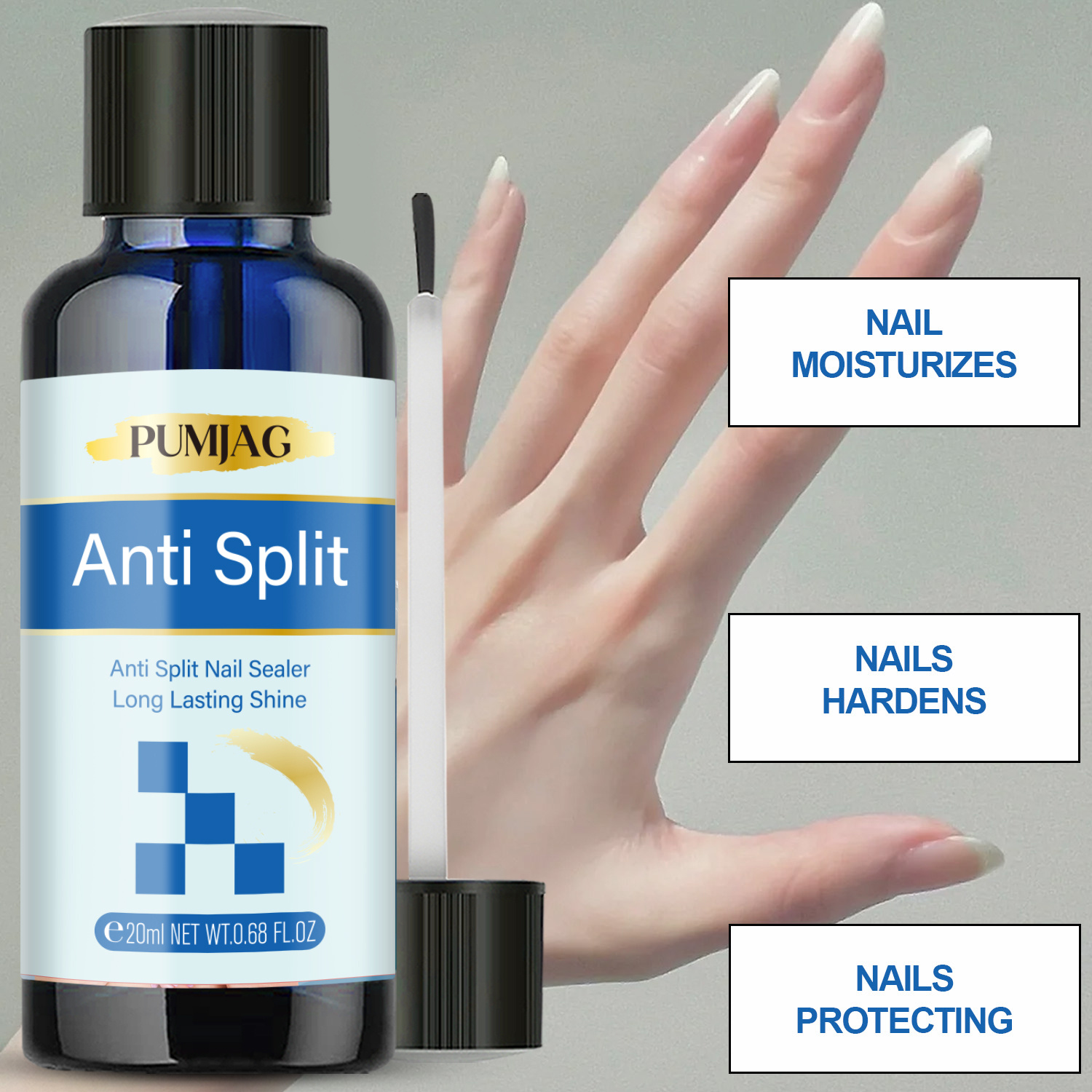 Nail Fortifying Oil, Toe Nail Fortifying Oil, Vitamin-Rich Blend with A, E, & C, Biotin, for Dry And Rough Nails, Enhances Shine, Hydrates The Nail Surface, Suitable for Toe And Finger Nails