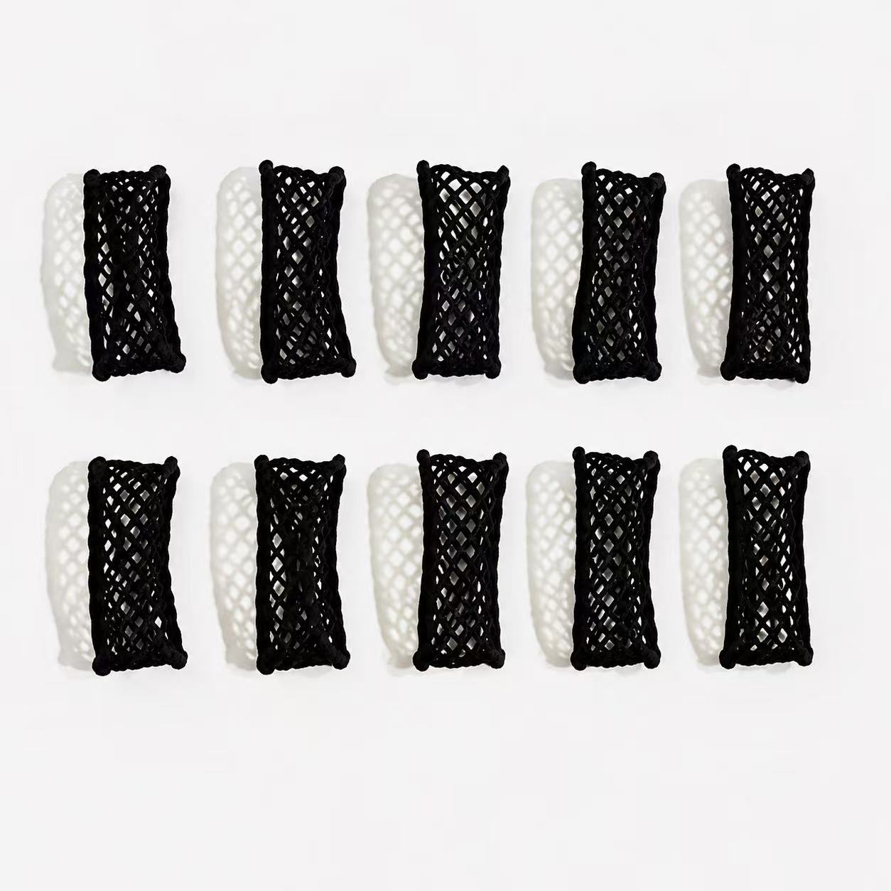 TEMU 10pcs High Elastic Cuff Straps, Mesh Easy Anti-slip Sleeve Bands, Unisex Wear-resistant Protective Sleeves For Washing Face And Dishes