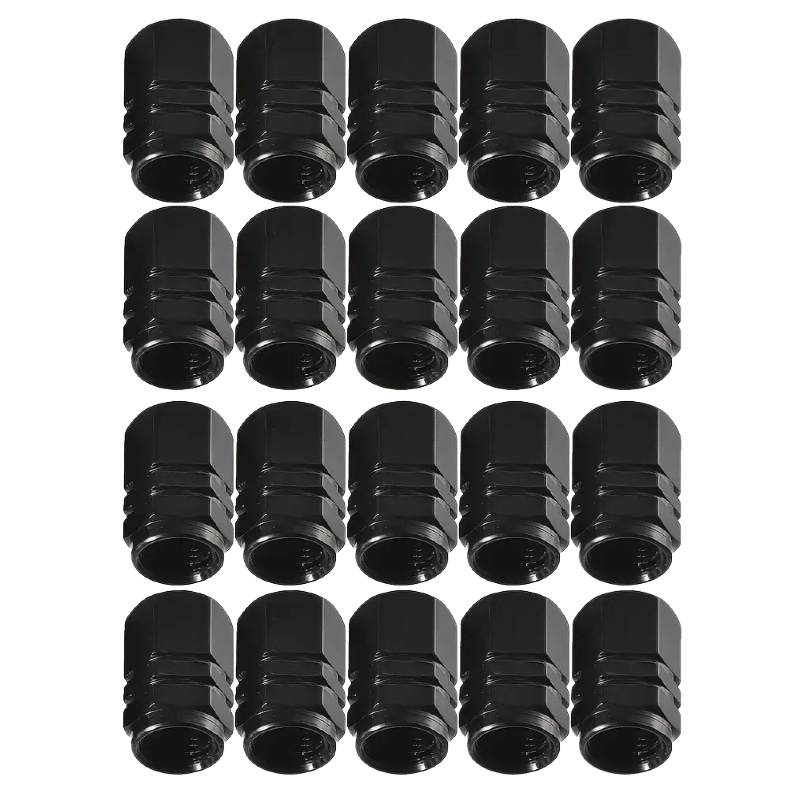 TEMU 20pcs Heavy-duty Aluminum Alloy Tire Valve Caps- Wheel Lug Nuts/schrader/valve Stem Locking Caps, Dustproof Wheel For, Trucks,
