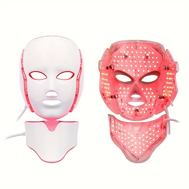 LED Red Light Beauty Device Facial Mask