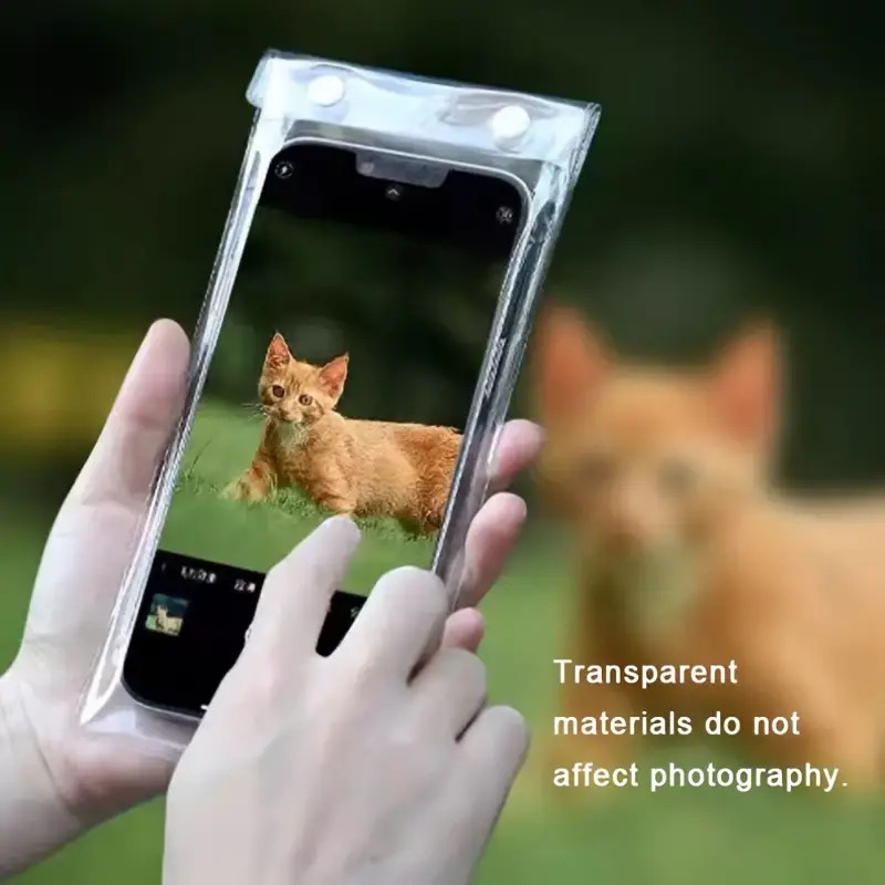 1/2/5/10pcs Water Resistant Phone Bag with Charging Port,Motorcycle Bicycle  Phone Pouch Water Resistant Bag,Supports *Common Size, for Ele