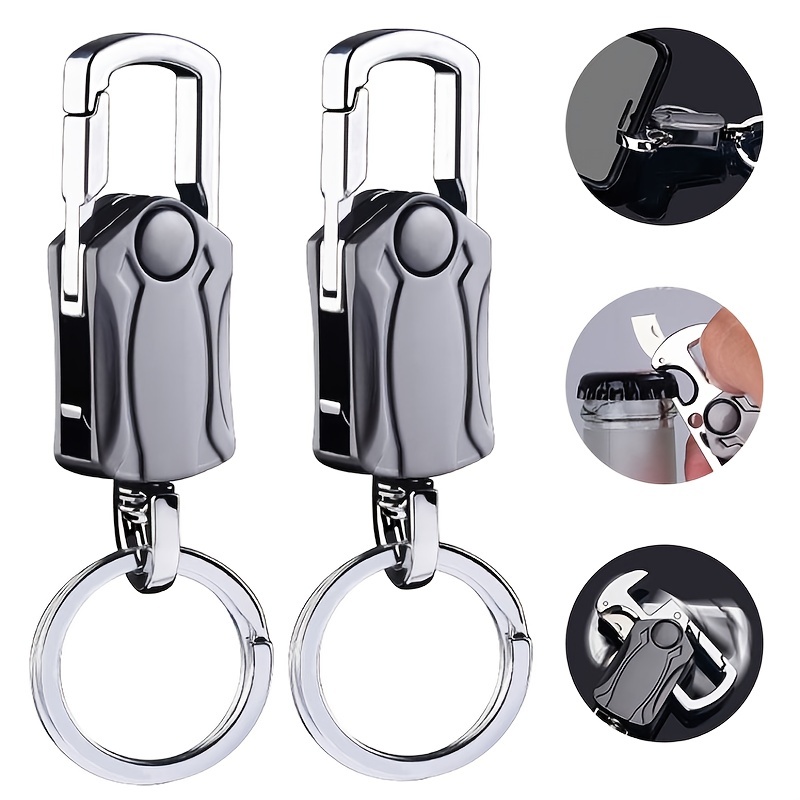 Pocket Keychain Scissors Key Chain Emergency Survival Snips Seatbelt Cutter