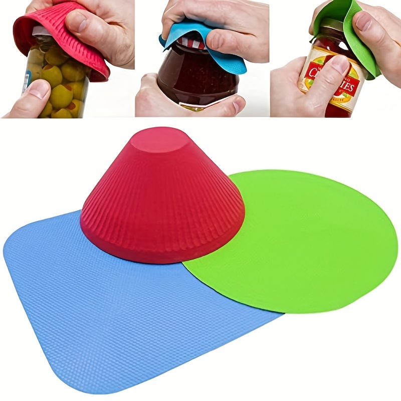  MEYUEWAL Jar Opener for Weak Hands - 5 in 1 Multifunctional  Non-Slip Can Bottle Opener Tools with Silicone Jar Gripper Pad and  Corkscrew Wine Opener for Seniors, Children and Arthritic Hands 