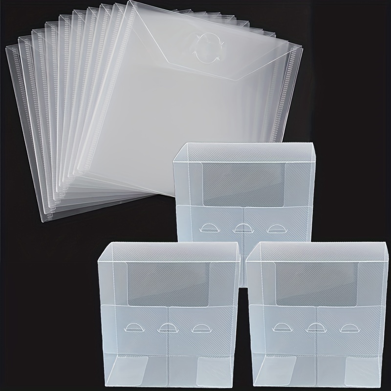 25X Clear Boxes with Hang Hole Retail Shop Display PVC Plastic Box