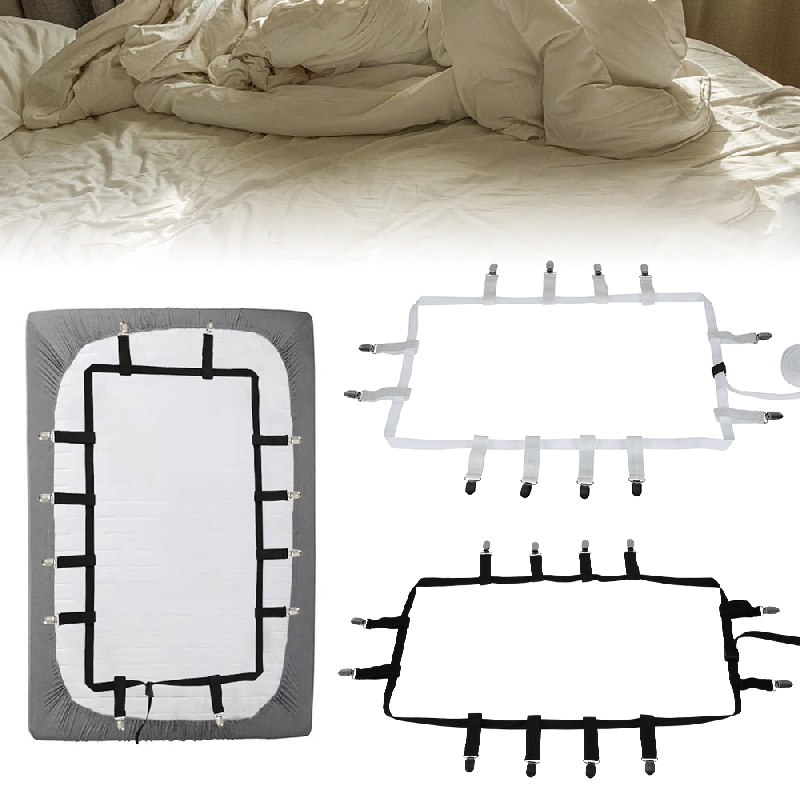  Sutfmwe Sheet Straps for Queen Size Bed, Bed Sheet